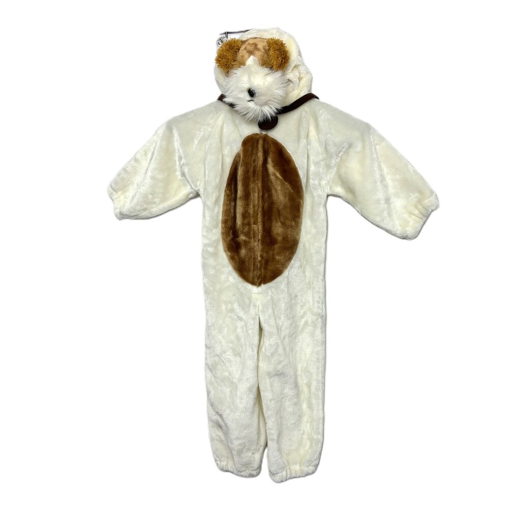 Chosun International Plush Puppy Terrier Hooded Costume Sz 3-5 EUC Vintage